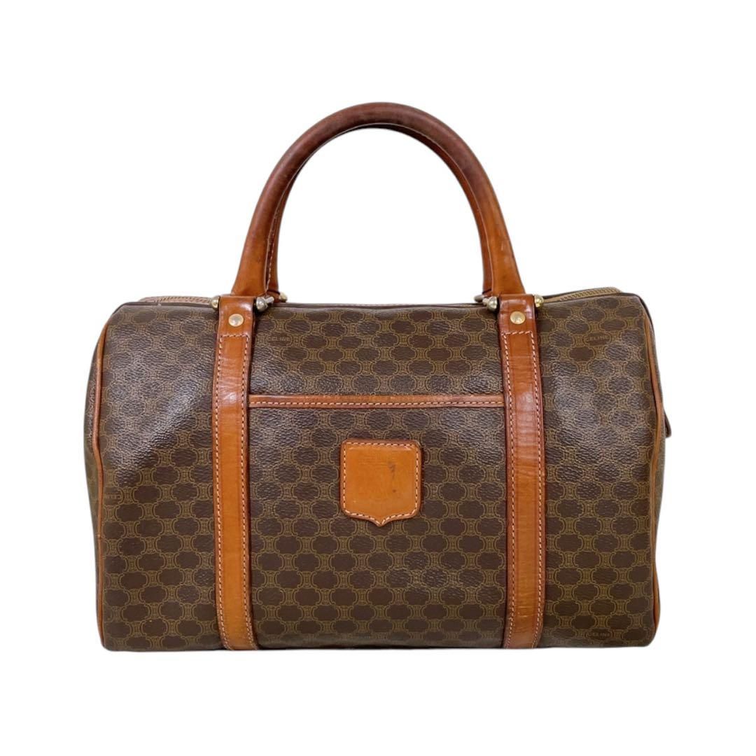 セリーヌ 2way ボストンバック マカダム トリオンフ 4339