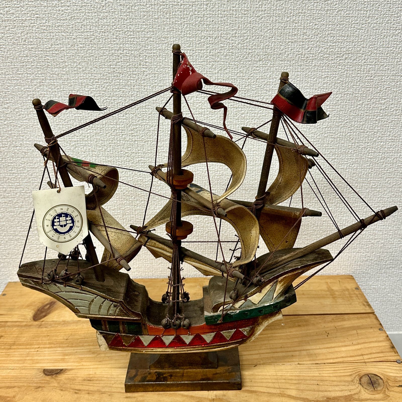 木製帆船 PERSIAN MERCHANT SHIP ビンテージ インテリア