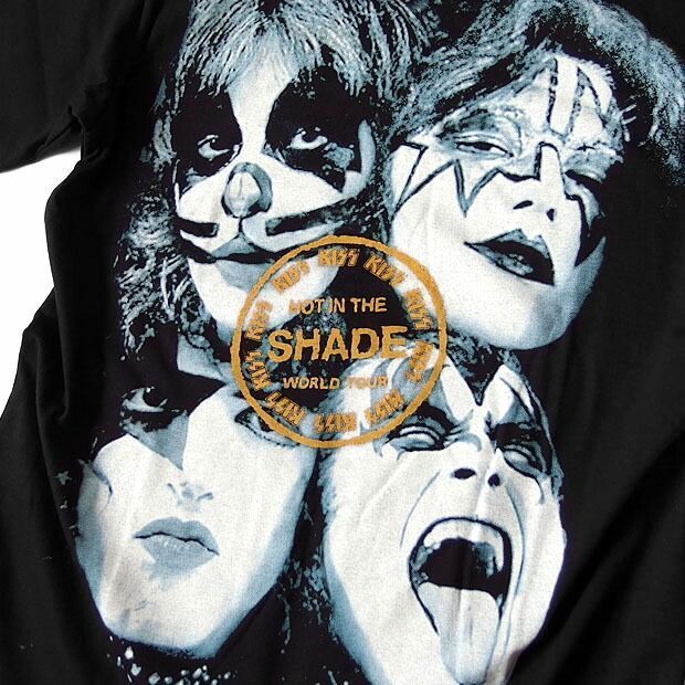 KISS THE CLUB オーバーサイズTシャツ ブラック KISS 正規品 kiss キッス Tシャツ Kiss Tシャツ ロック ビッグ