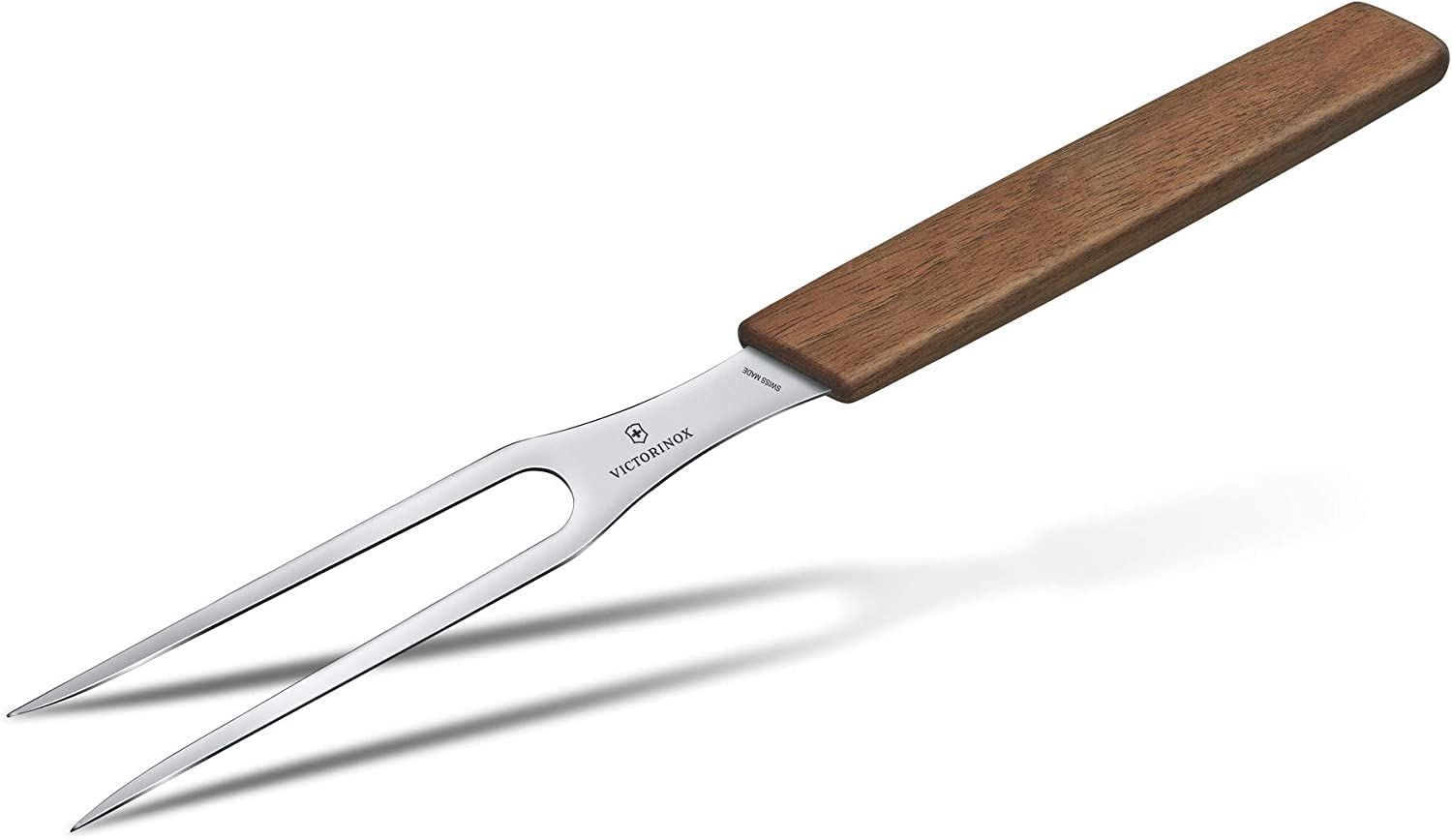 人気商品 ウッド スイスモダン 15cm 肉用 カービングフォーク ビーフ BBQ VICTORINOX ビクトリノックス 6.9030.15G