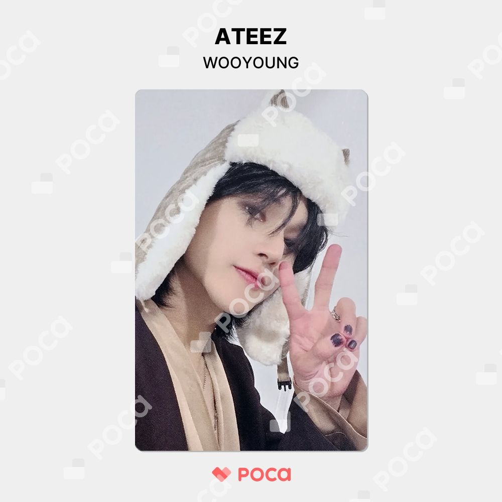 ATEEZ WOOYOUNG PHOTOCARD ウヨン　トレカ ATEEZ ウヨン トレカ THE WORLD EP.FIN : WILL PLATFORM VER