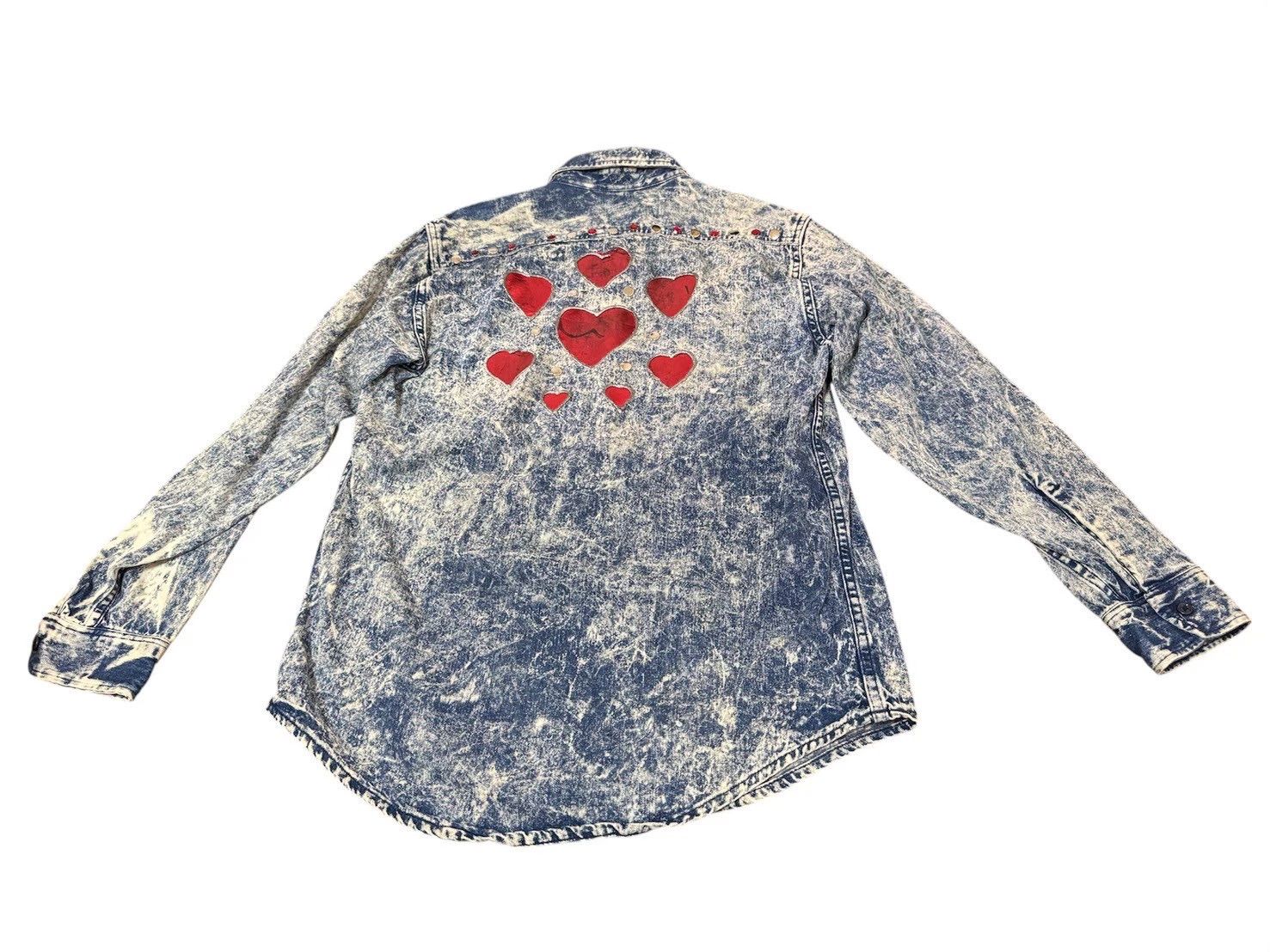 デニムシャツ ハート