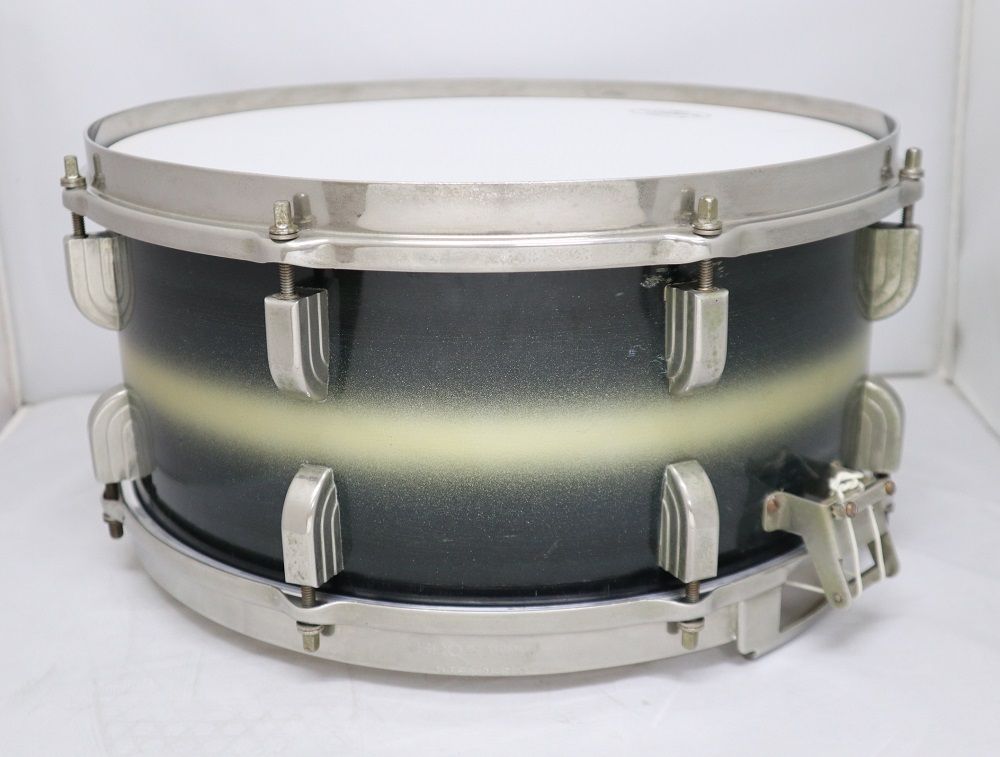 Vintage Leedy 1940s Broadway Standard Maple単板 14x6 5 Blue-Silver Duco