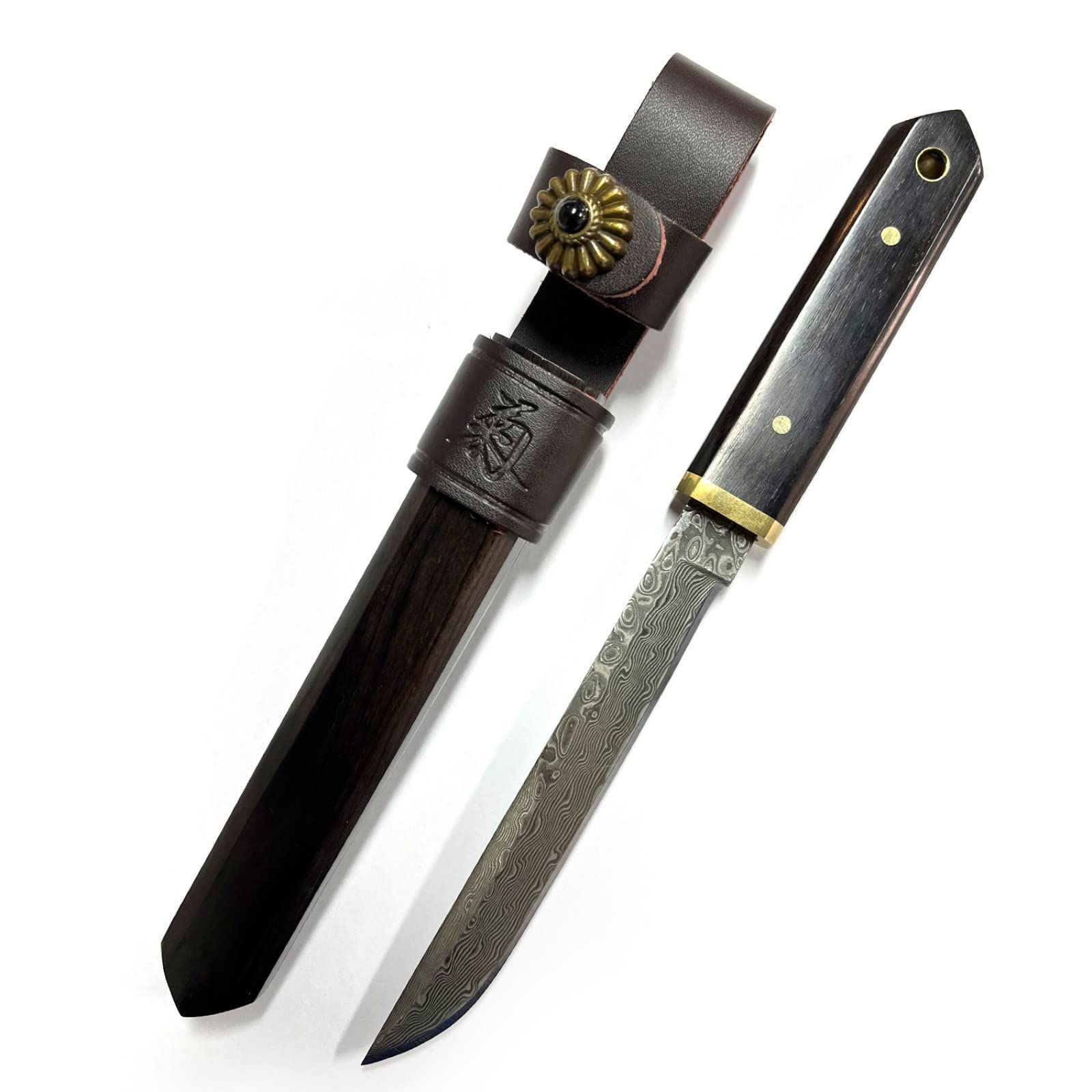 新品 Irai Utaki ナイフ アウトドアナイフ 菊池武士 ダマスカス