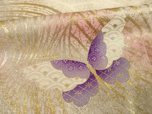 逸品　山本寛斎　 華徒然　正絹　振袖　刺繍入り7点セット 逸品 山本寛斎 華徒然 正絹 振袖 刺繍入り7点セット