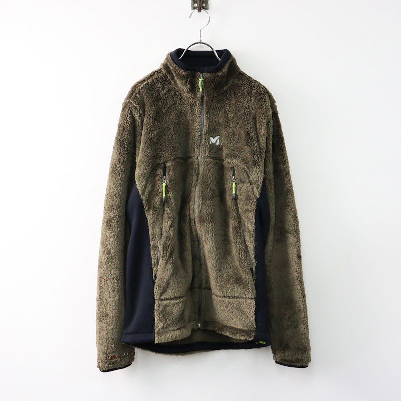 ミレー MILLET GRIZZLY JKT グリズリージャケット M/カーキ アウター ブルゾン フリース メンズ【2400014095593】