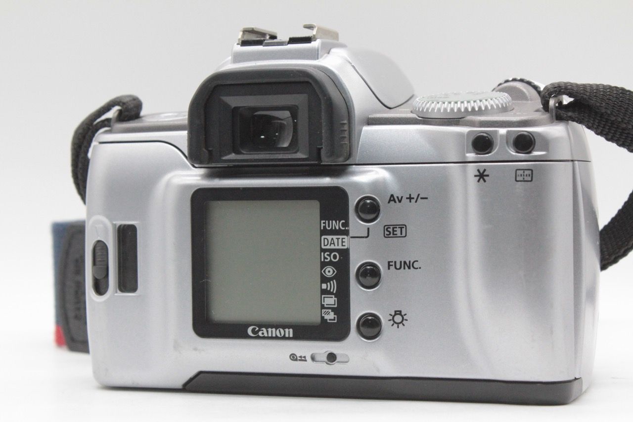  キャノン CANON EOS kiss 5 EF 28-90 mm F 4-5.6 II USM シャッター フラッシュ OK! ストラップ 付き 6289105 RO 2929 コンパクトカメラ(フィルム) フィルムカメラ