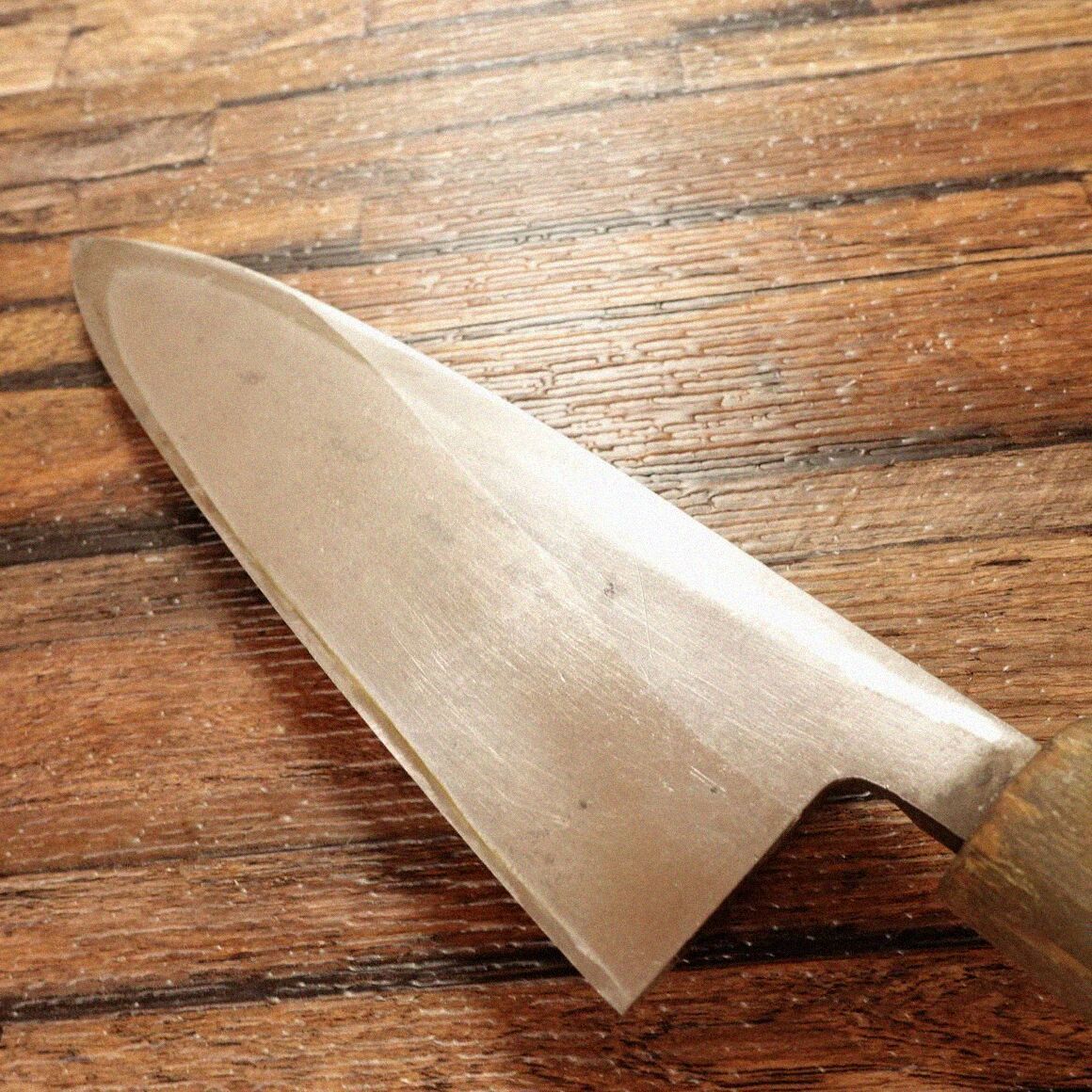 水月手打　出刃包丁　6寸　180ミリ 水月手打 出刃包丁 6寸 180ミリ