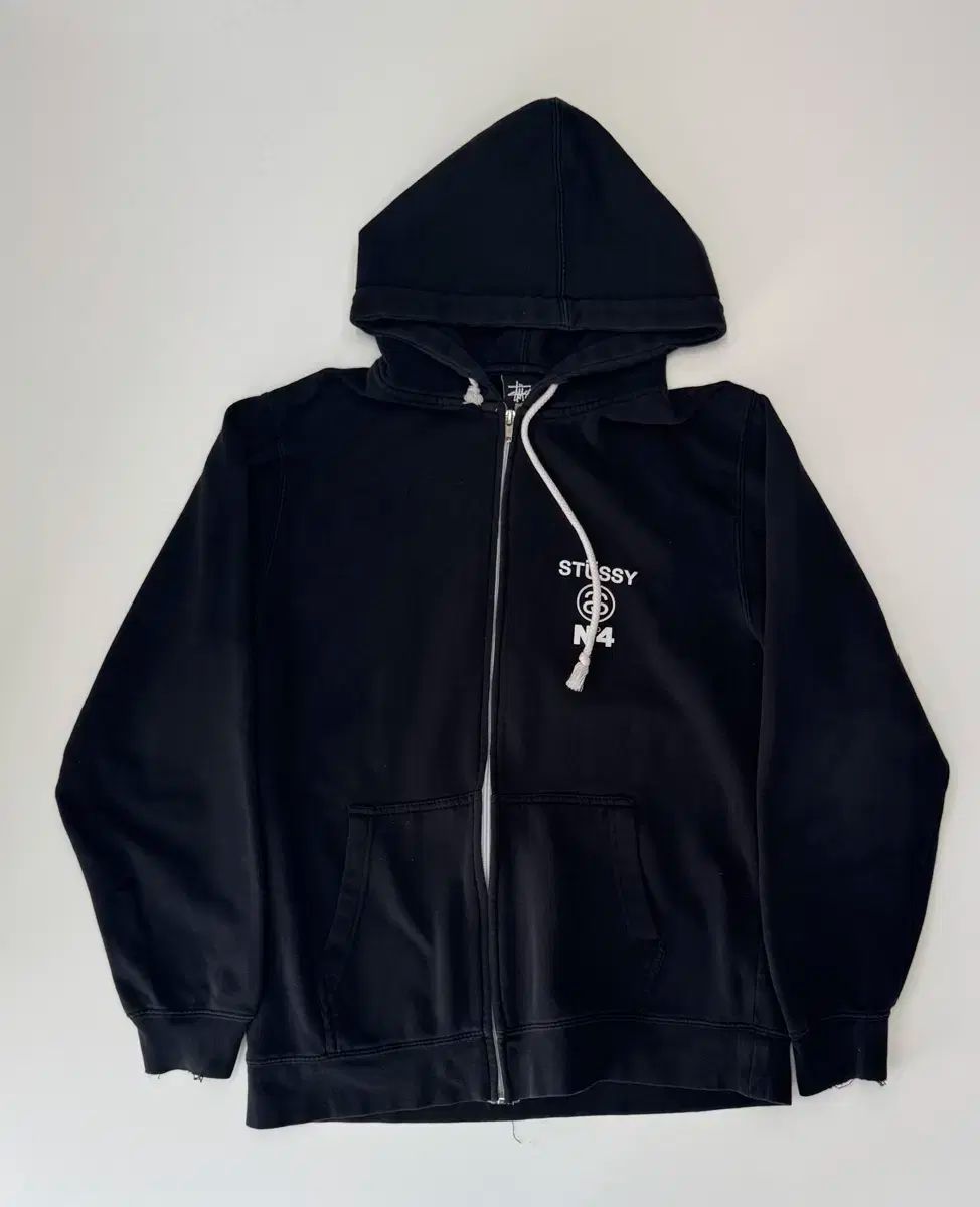 STUSSY(ステューシー) No4 オールドスクール フード付き ジップ