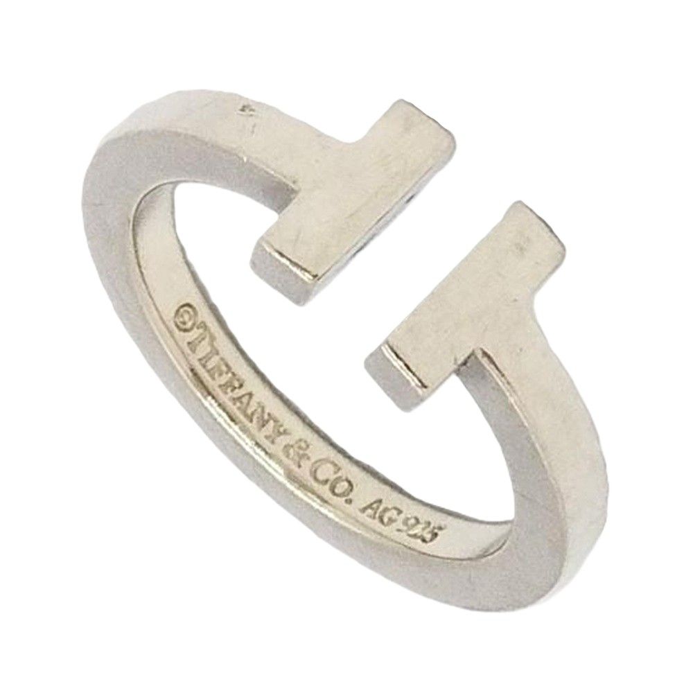 ティファニー Tiffany&Co. Tスクエア リング 指輪 約14号 SV925