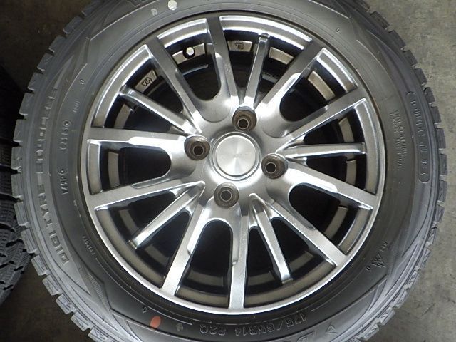 2210-401　LEBEN　アルミホイール＆スタッドレスタイヤ　175/65R14　2018年　4本セット