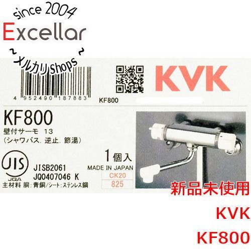 [bn:2] 【新品(開封のみ・箱きず・やぶれ)】 KVK　壁付サーモスタット混合水栓 KF800
