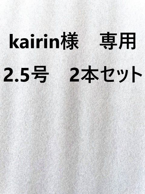 kairin様 専用 2.5号 2本セット - メルカリ