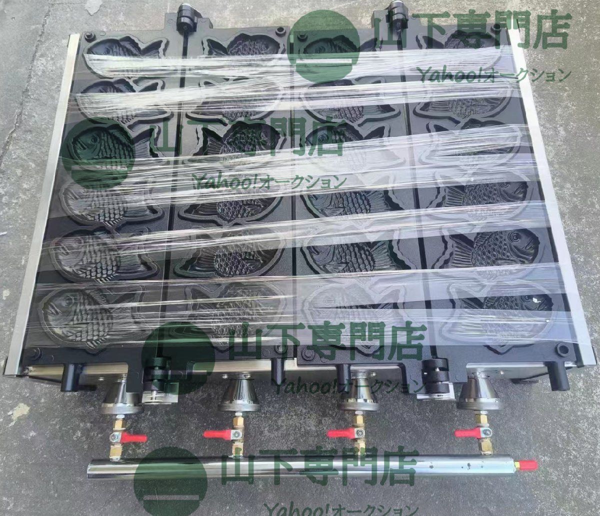 山下専門店 LPガス たい焼き器 6匹×2連 12匹焼ける！ 鯛焼き器/業務用