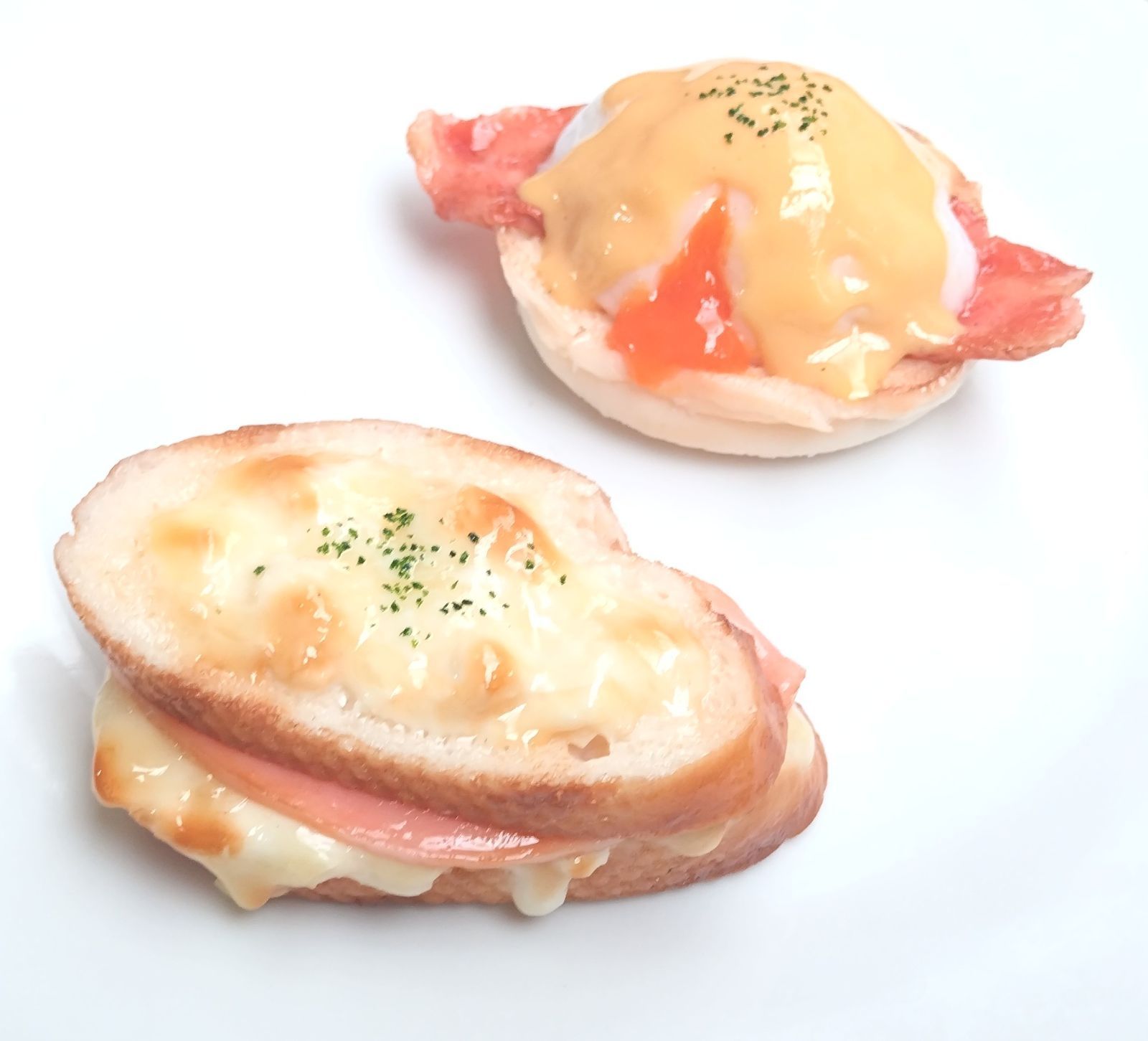食品サンプル エッグベネディクト＆クロックムッシュセット マグネット