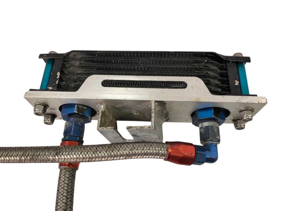 SUZUKI GOOSE グース350 NK42A 社外 オイルクーラー 6段 ホース 漏れ無し 交換 カスタムにも 2756-M5804