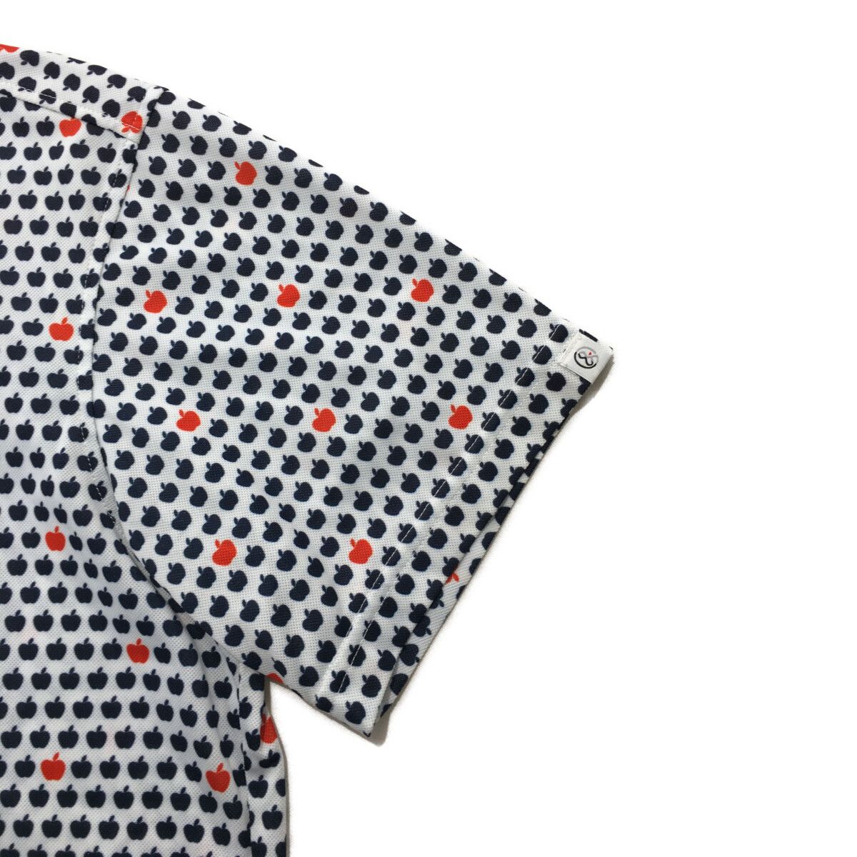 中古 メンズ アンパスィ and per se 半袖ポロシャツ L 白×紺