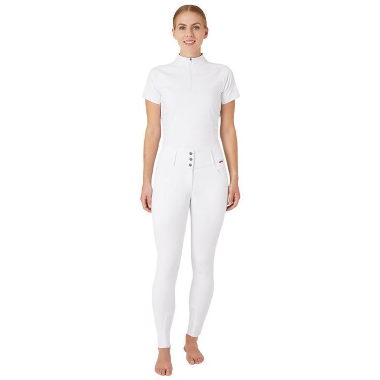 【超歓迎された!】 アウトレット B||VERTIGO ハイウエスト キュロット BVMH2 38 レディース 競技会用 シリコン フルグリップ 白 ズボン パンツ ホワイト |WJ04264