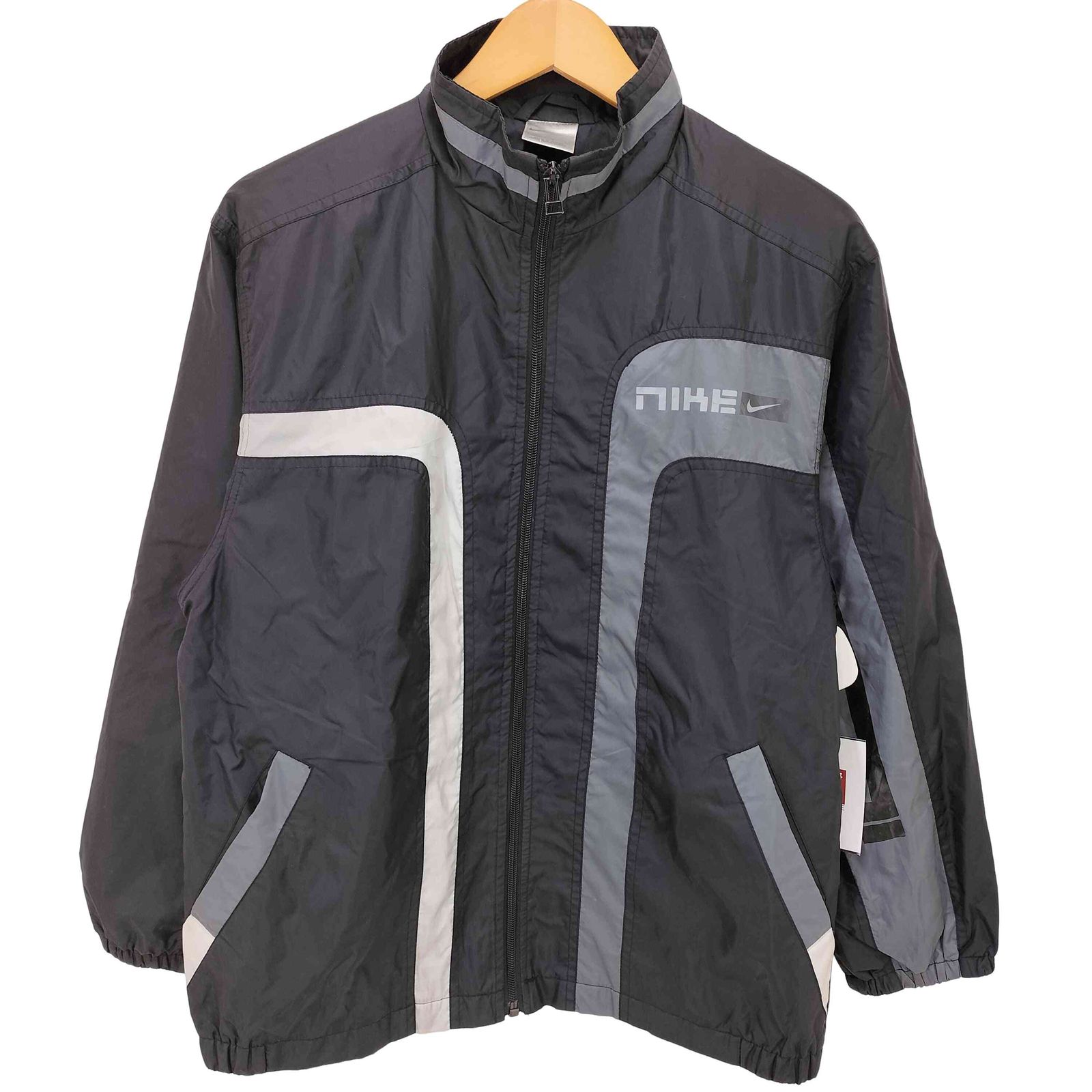 ナイキ NIKE 00S グレータグ スタンドネック ナイロンジャケット メンズ import L