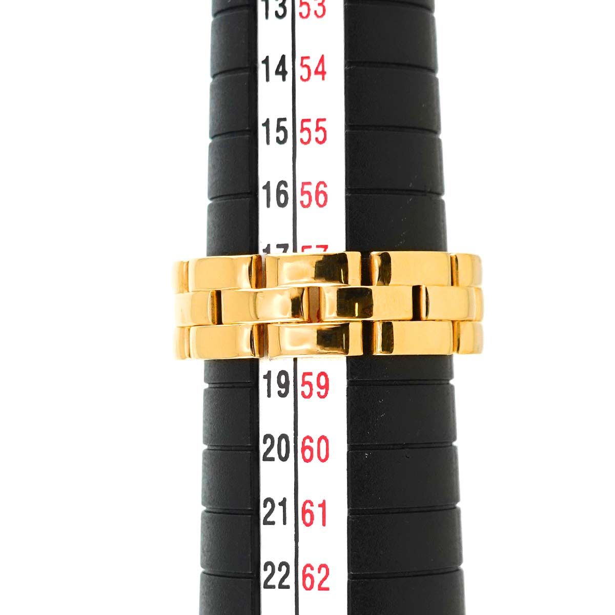 カルティエ Cartier マイヨン パンテール 3連 #58 リング K18 YG