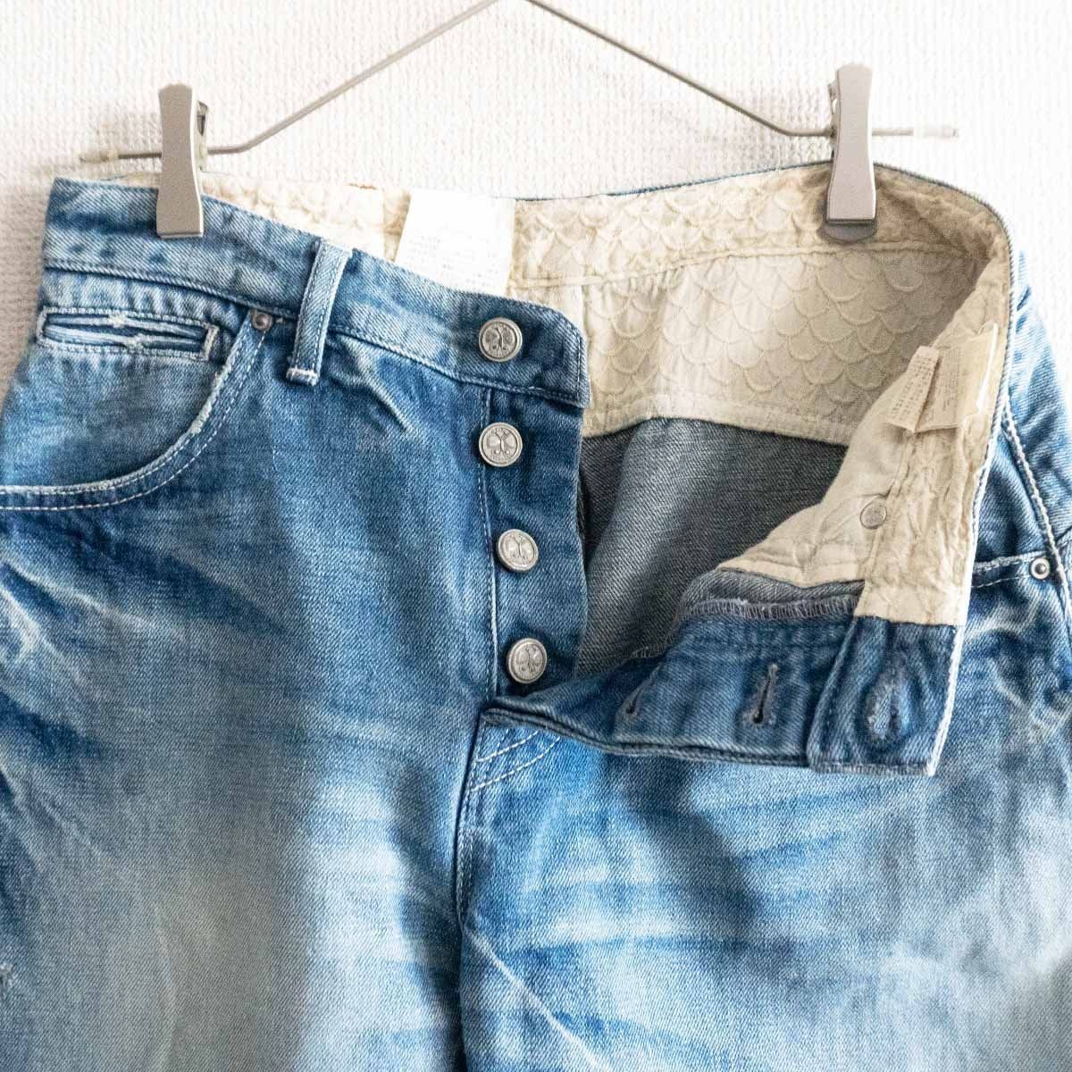 美品】mina perhonen 【always ロールアップ デニムパンツ】38