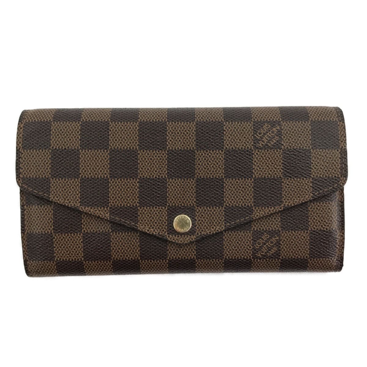 【新型】ルイヴィトン ダミエ エベヌ ポルトフォイユサラ 長財布 LOUIS VUITTON ルイヴィトン 長財布 ポルトフォイユ サラ ダミエ