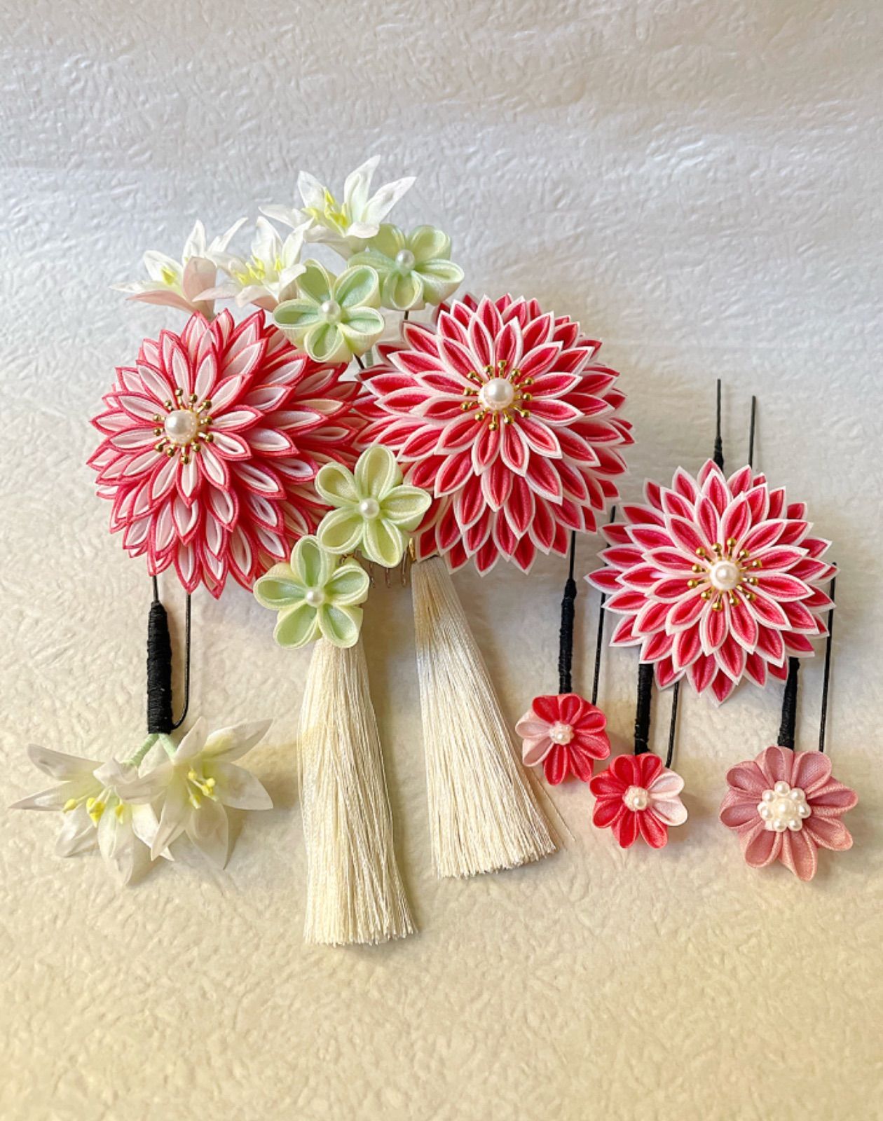 177】リバティプリント使用 ハンドメイド 27mmくるみボタン ヘアゴム