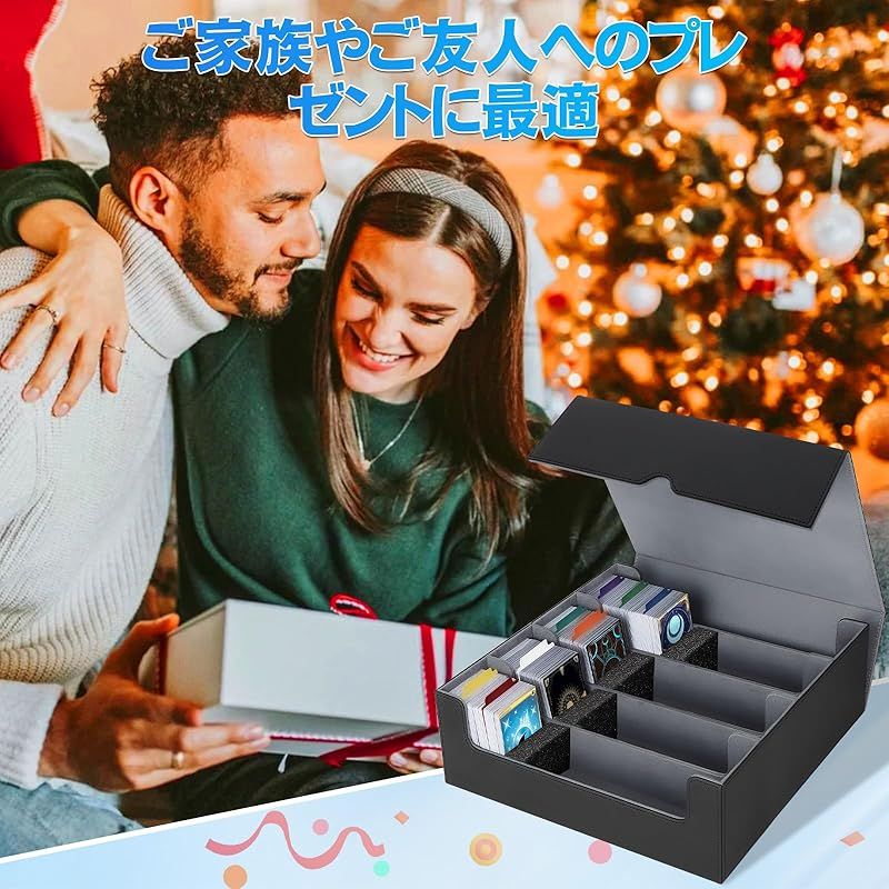 HIMOMO デッキケース 2400枚収納 大容量 4列、マグネットローダー
