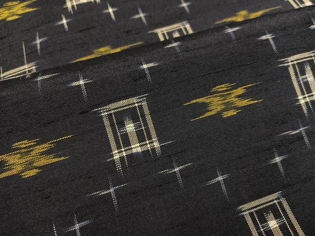 平和屋着物○本場琉球絣 花間道 正絹 逸品 DAAS3839ps