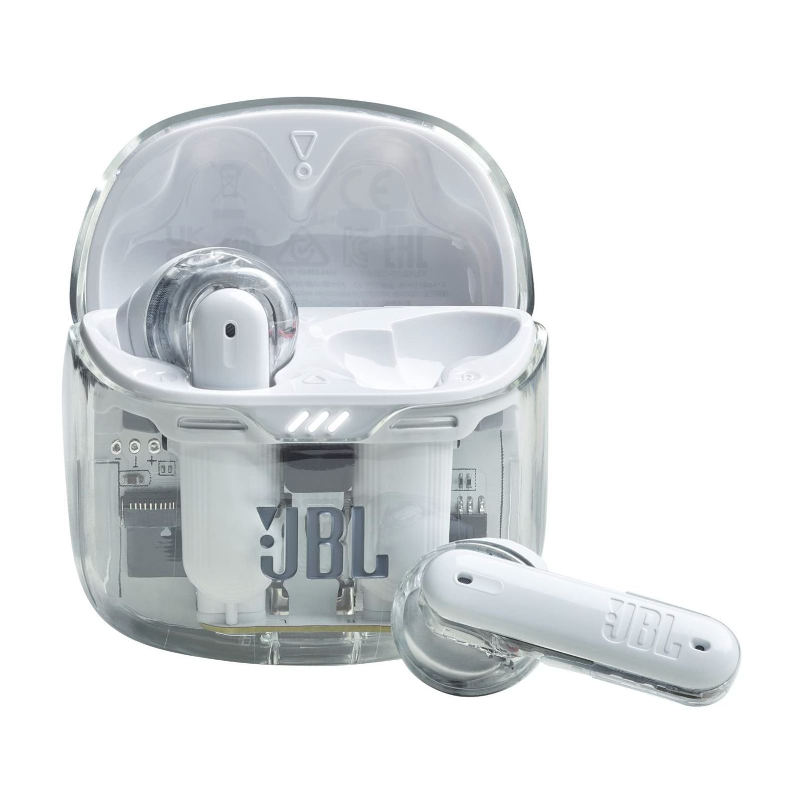 在庫 JBL TUNE FLEX GHOST ワイヤレスイヤホン bluetooth 2ウェイ装着|ノイズキャンセリング|IPX4|ホワイト|JBLTFLEXGWHT