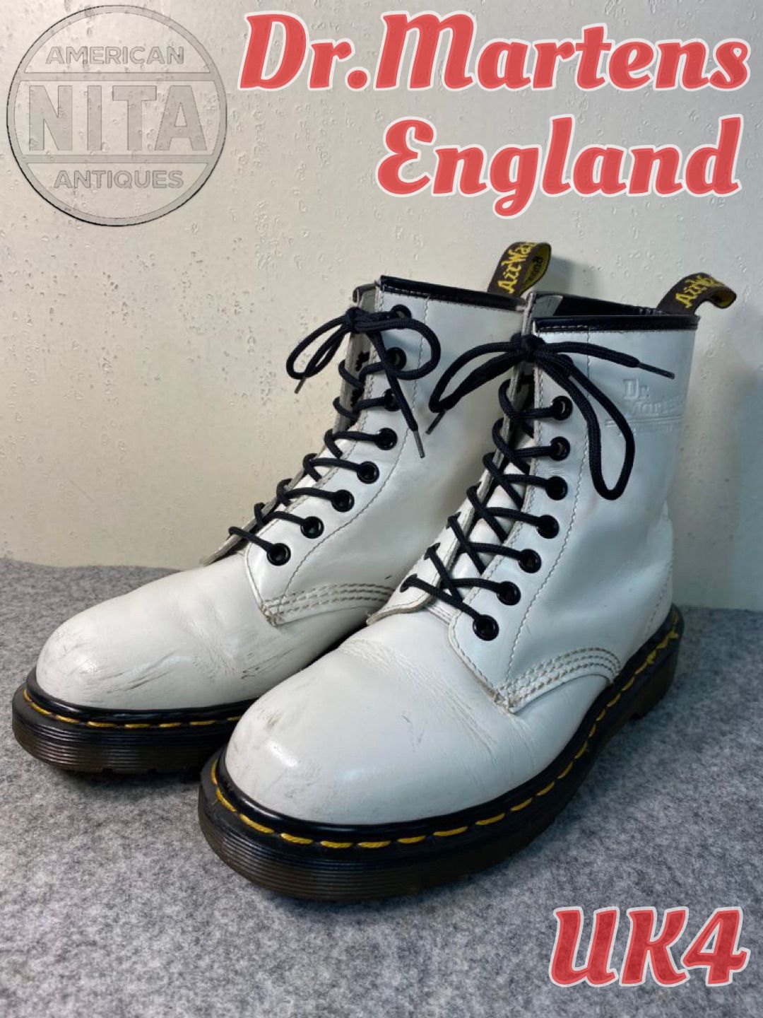 パネル Dr.Marten's 8ホール イングランド製 UK4 | academiadevendasmb