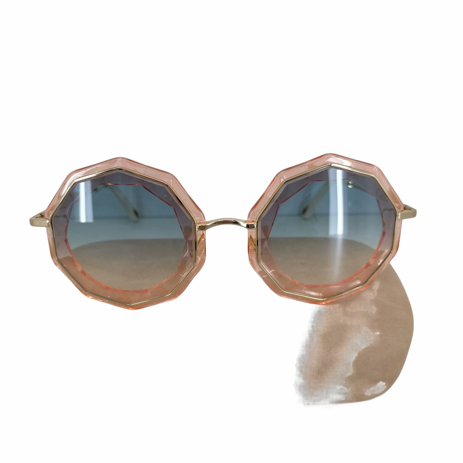 クロエ Chloe CE160S 10角形 ラウンド型 UVカットサングラス