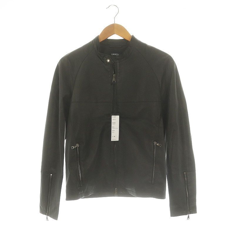 エンメティ EMMETI タグ付き FERDIE シングルライダース レザー