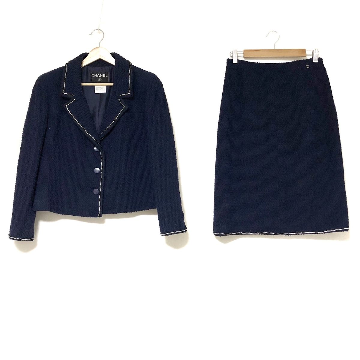CHANEL(シャネル) スカートスーツ レディース - P16692 ネイビー  