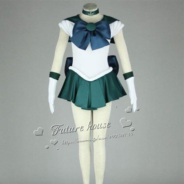 新品 美少女戦士セーラームーン風 海王 みちる コスプレ衣装 cos