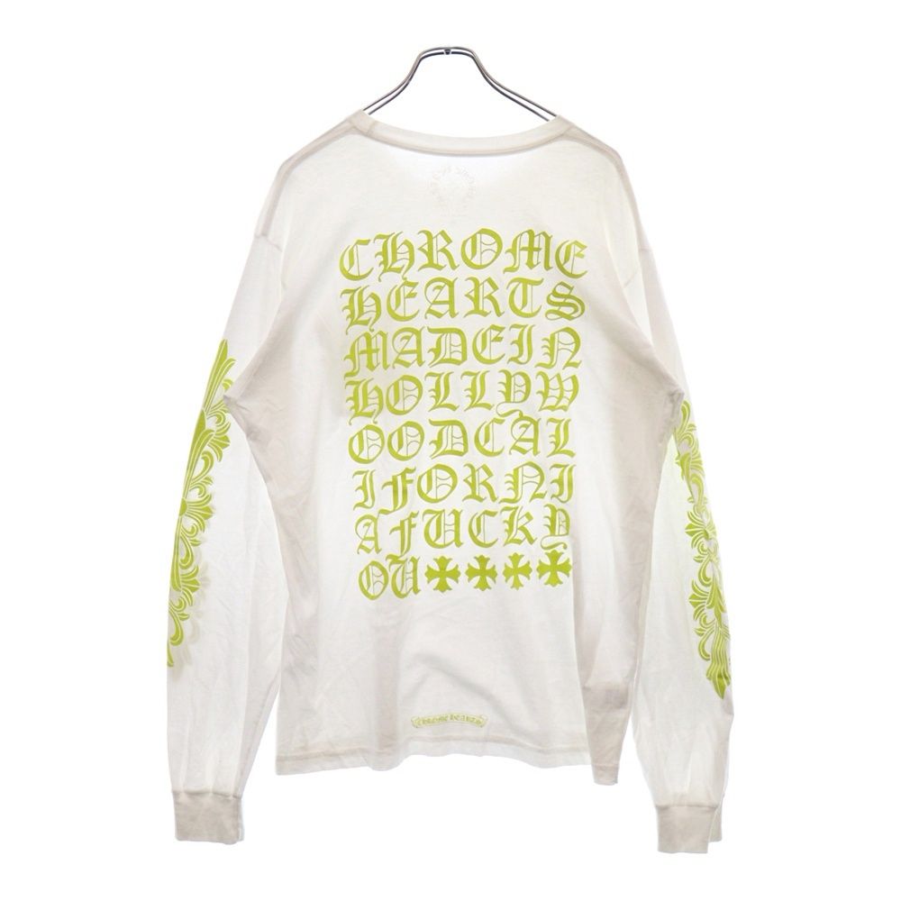 CHROME HEARTS (クロムハーツ) Neon Back Print L/S Tee ネオン