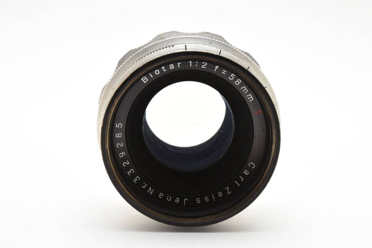 カールツァイス イエナ ビオター 訳あり ☆希少品☆カールツァイス Carl Zeiss Jena Biotar 58mm F2 赤T