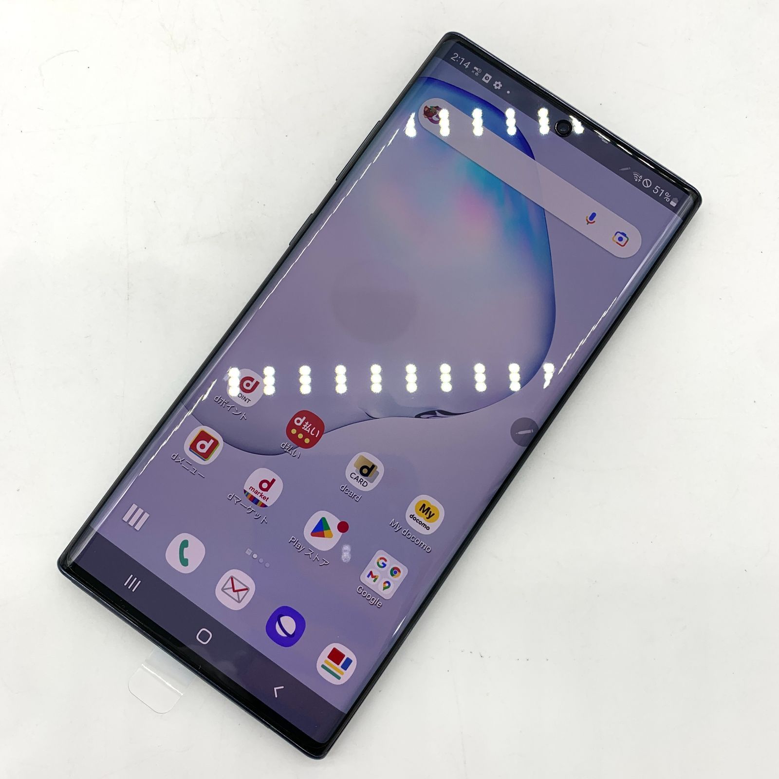 ▽【未使用品/SAランク】SIMロック解除(docomo) Galaxy Note 10+ SC-01M 256GB オーラブラック 付属品あり  S66123275138 - メルカリ