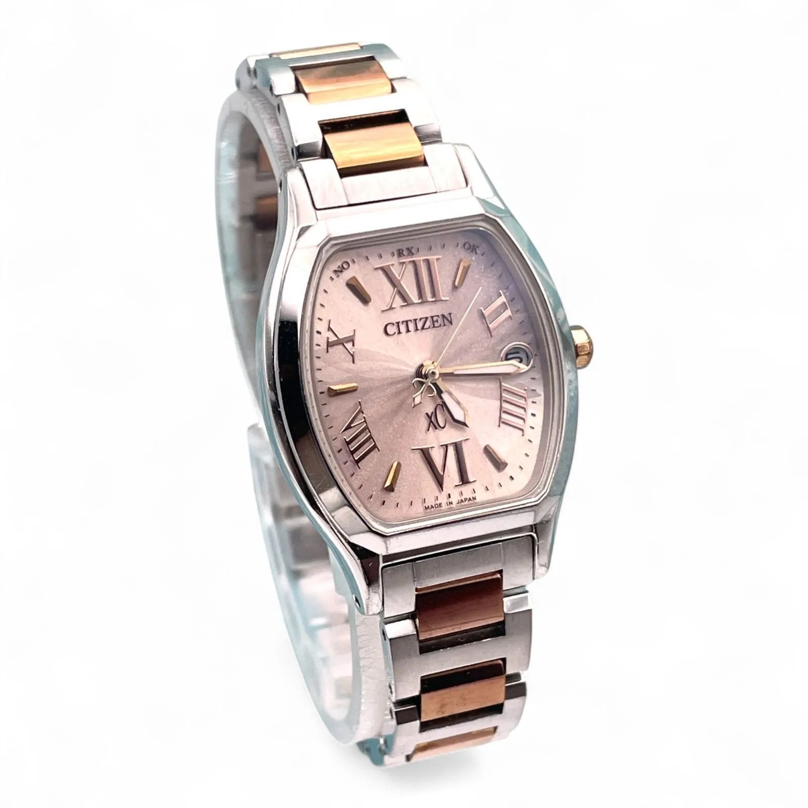 稼働 □ 美品 CITIZEN シチズン XC レディース腕時計 ソーラー クロス 