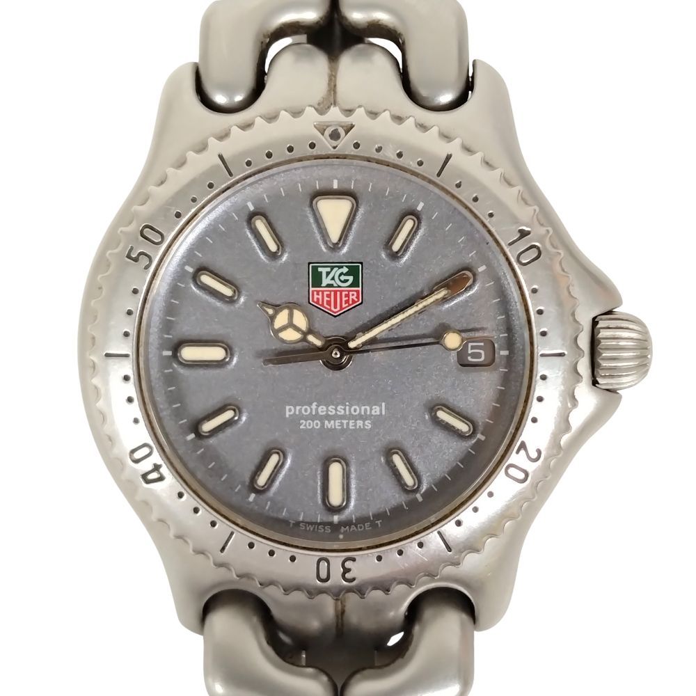 美品 TAG HEUER タグホイヤー S99.213K セルデイト 腕時計 TAG HEUER タグホイヤー S99.213K セル デイト クォーツ