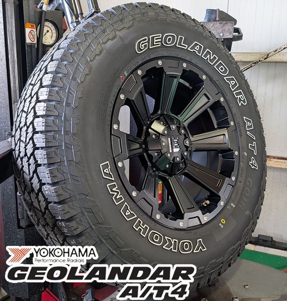 プラド ハイラックス トライトン 17インチ LEXXEL DeathRock ヨコハマ ジオランダー AT4 G018 275|70R17 265|65R17 265|70R17