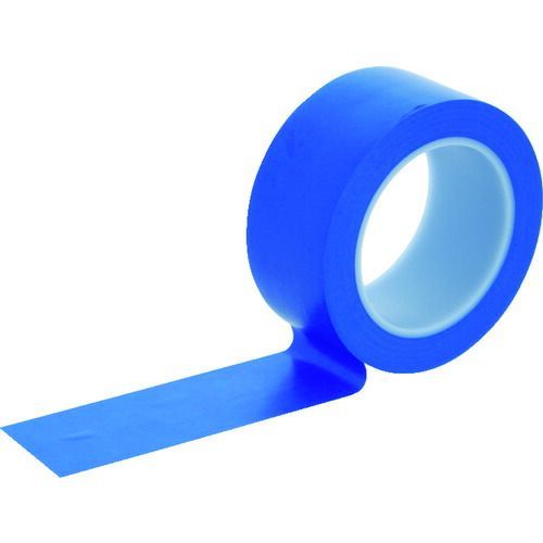 ＴＲＵＳＣＯ　クリーンルーム用ラインテープ　５０ｍｍＸ３３ｍ　ブルー
