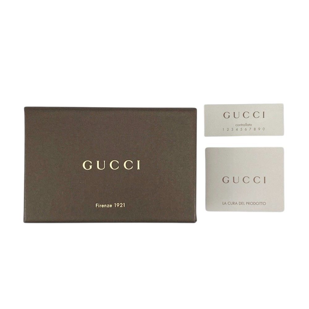 ■未使用■　グッチ グッチシマ 6連 キーケース レザー メタル ブラウン 237509 箱 【387869】5 □未使用□ グッチ グッチシマ 6連 キーケース レザー メタル ブラウン