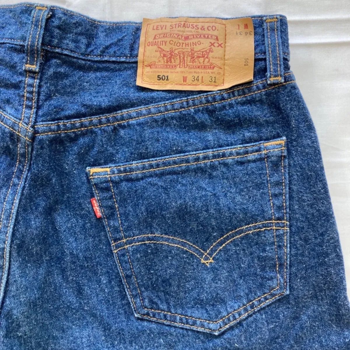 00's~ Levi's 501 USA製denimpants インディゴブルー 00 USA製 LEVI'S 501 DENIM PANTS | OLD INN.