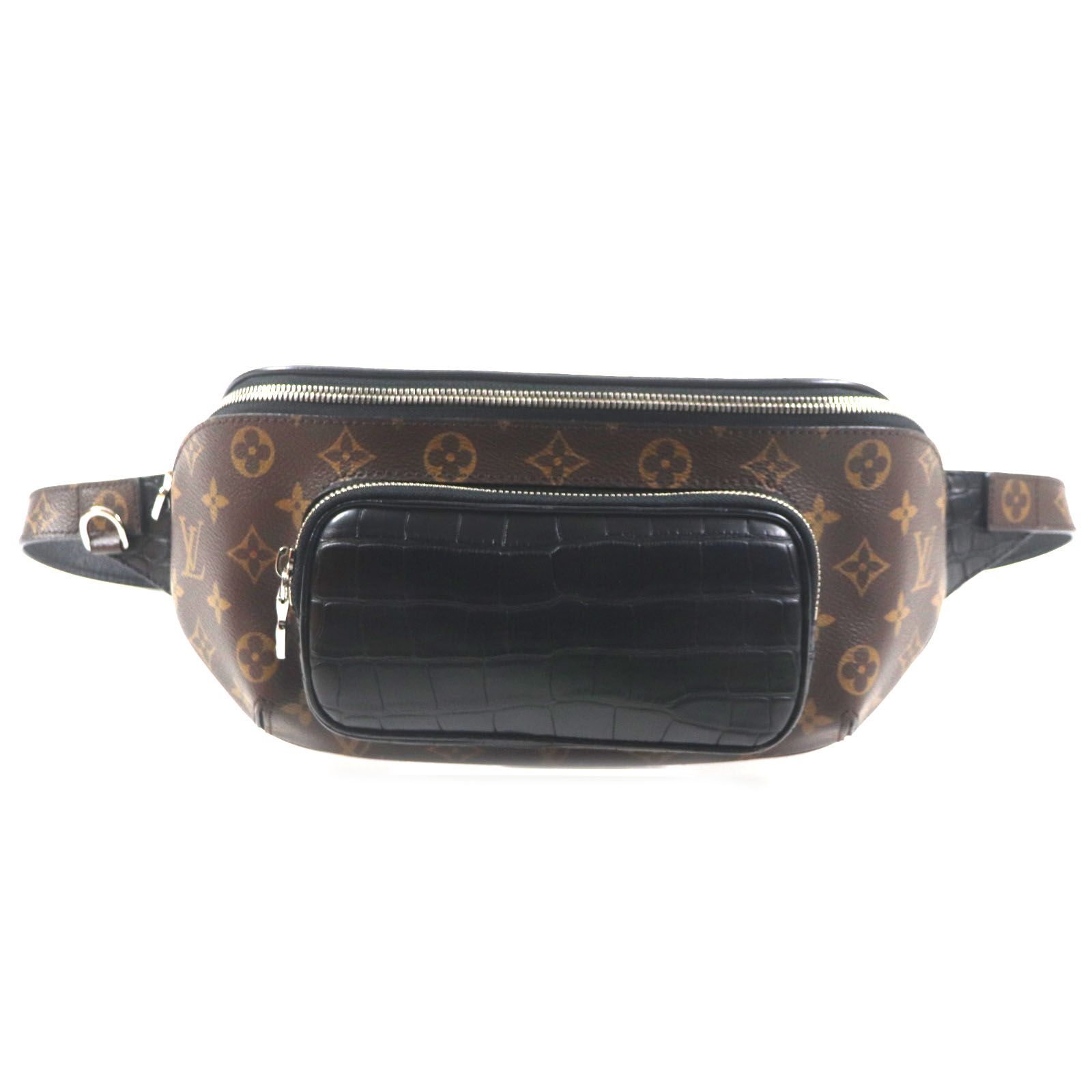 極美品▽LOUIS VUITTON ルイヴィトン N96217 モノグラム バムバッグ 