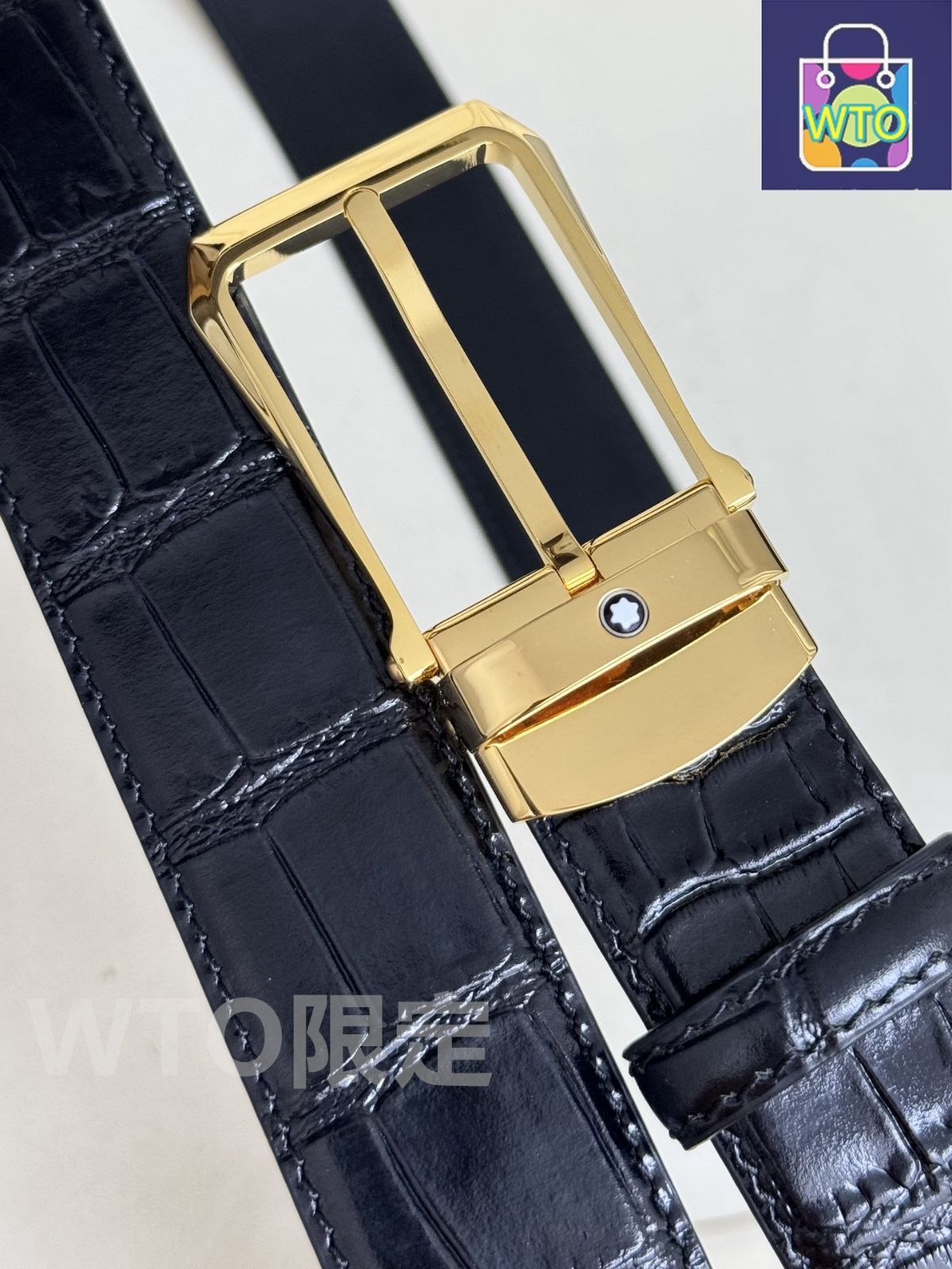 今日WTO】Montblanc モンブラン レザーベルト-BS45 - メルカリ