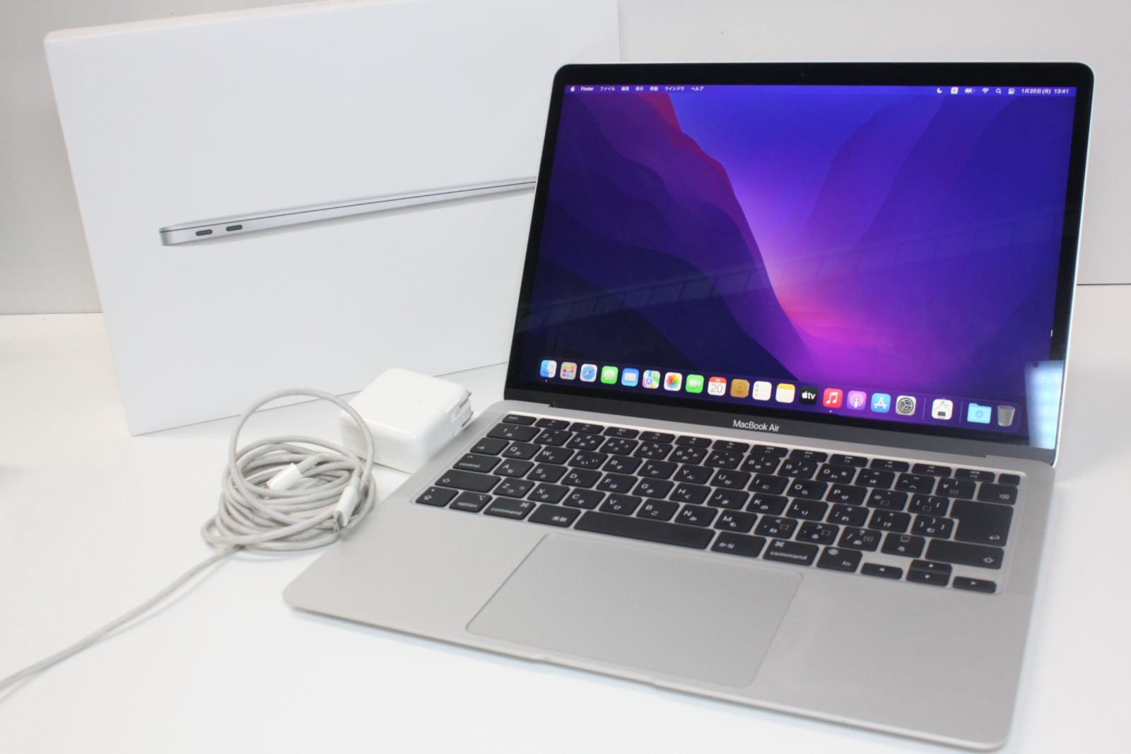 極美品】MacBook Air M1 シルバー 【公式通販】