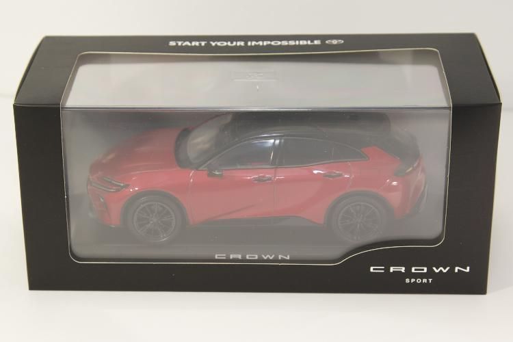 トヨタ  PHEV クラウンスポーツ　ミニカー　ブラック×エモーショナルレッド3 Amazon.co.jp: TOYOTA トヨタ クラウンスポーツ PHEV