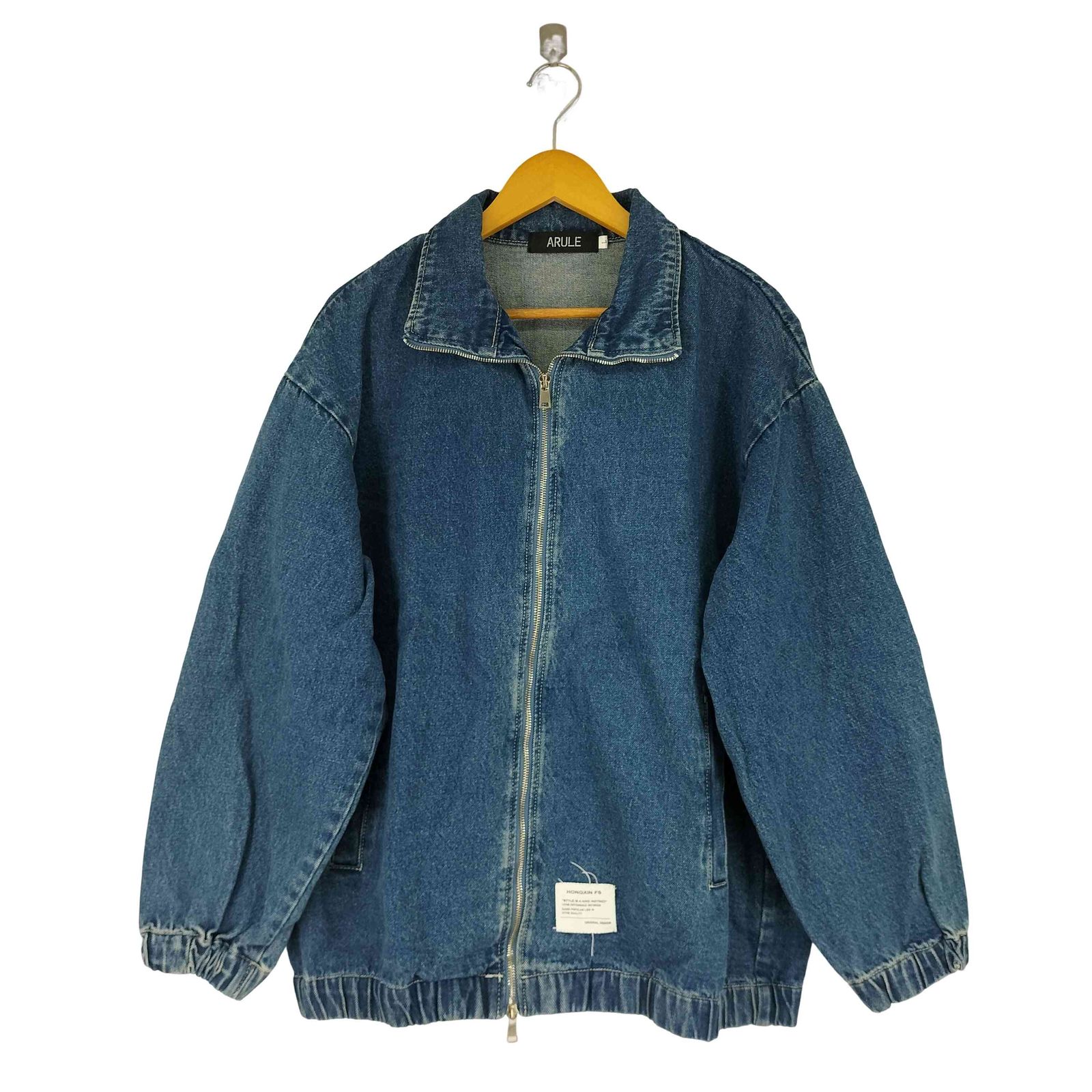 ユーズドフルギ USED古着 ARULE スタンドカラーデニムジャケット メンズ JPN：L 