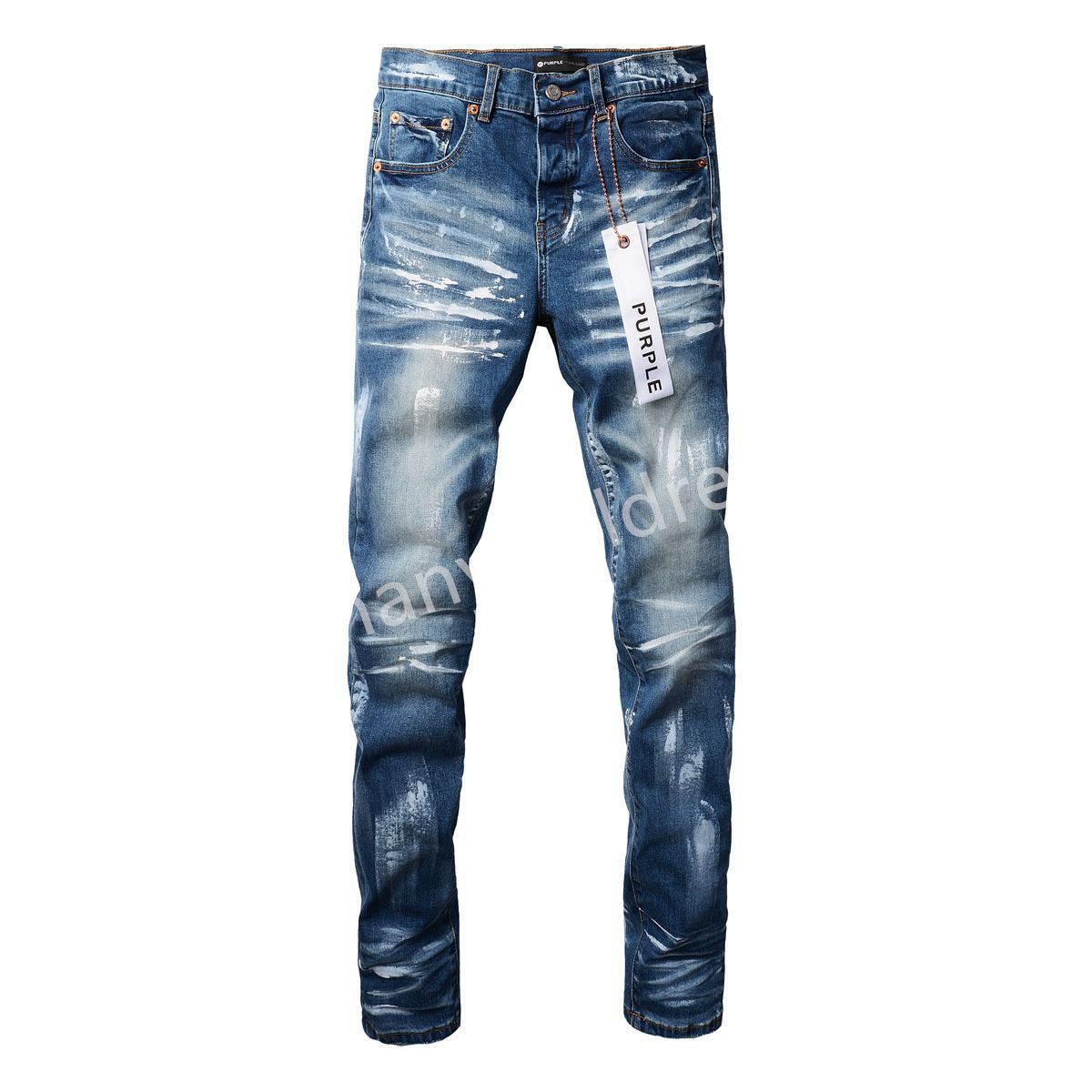PURPLE BRAND スキニーデニム　29 Purple Brand Jeans Mens Slim Fit Skinny Acid Bleach Blue